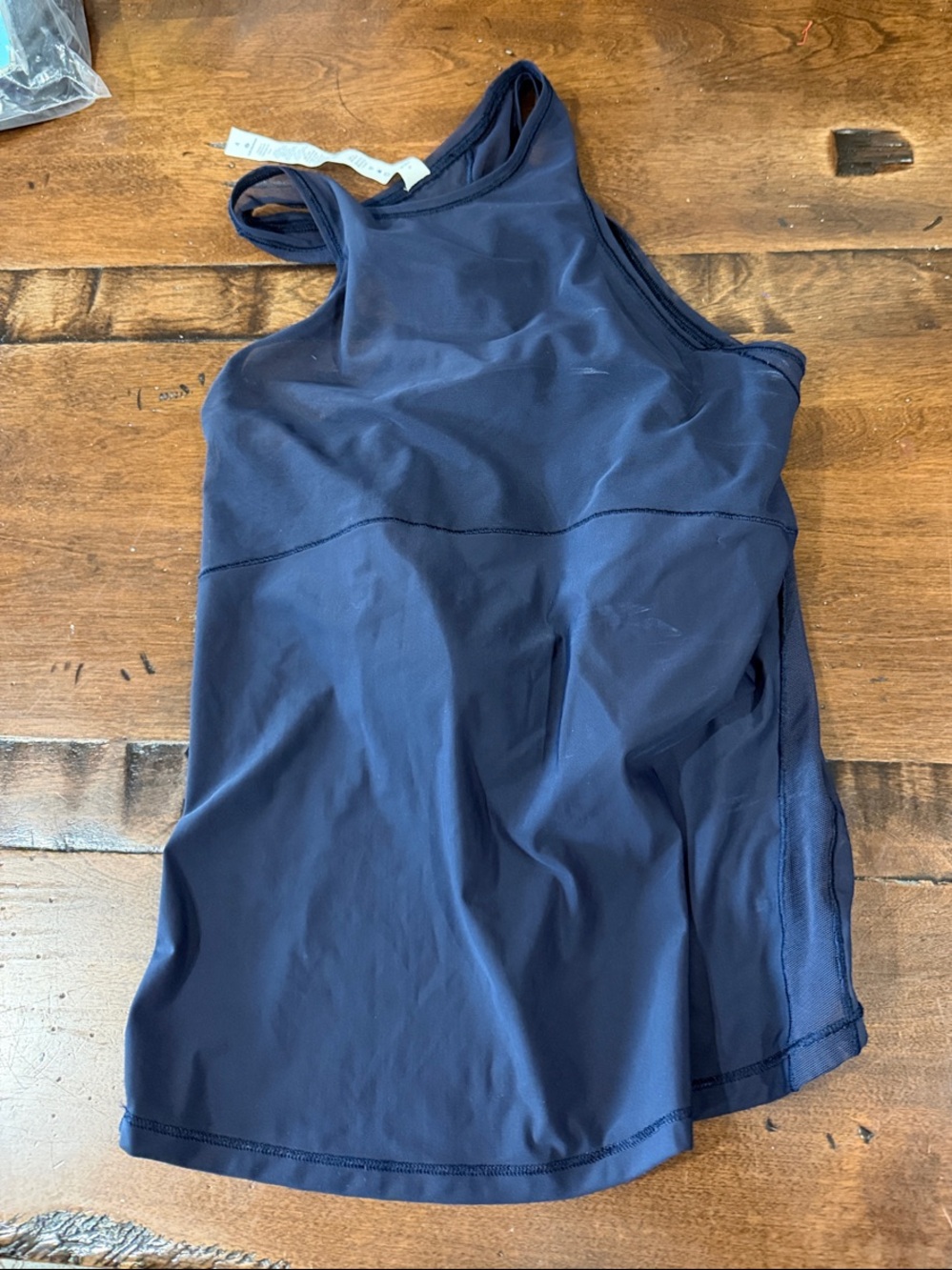 lululemon athletica Navy High-Neck Performance Tank